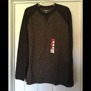 Eddie Bauer Brown Long Sleeve Tee